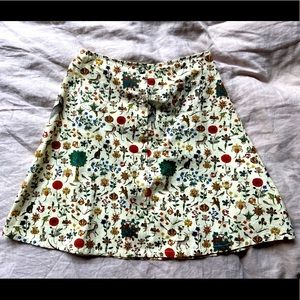 Samantha Pleet high waist skater skirt in unicorn print